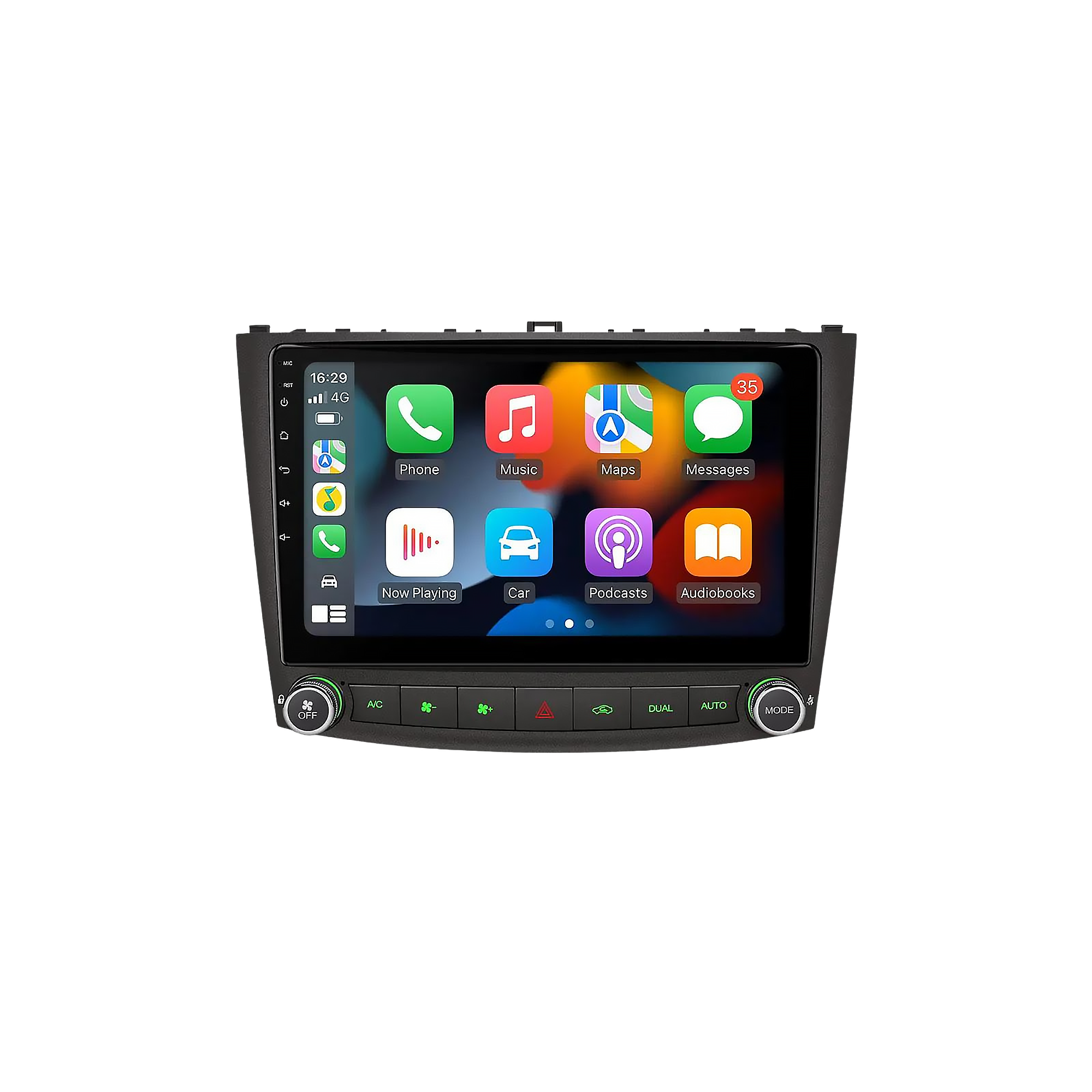 Direct fit for Lexus IS 2006-2012, 10.1 Inch HD Android 12 Touchscreen with Wireless CarPlay & Wireless Android Auto