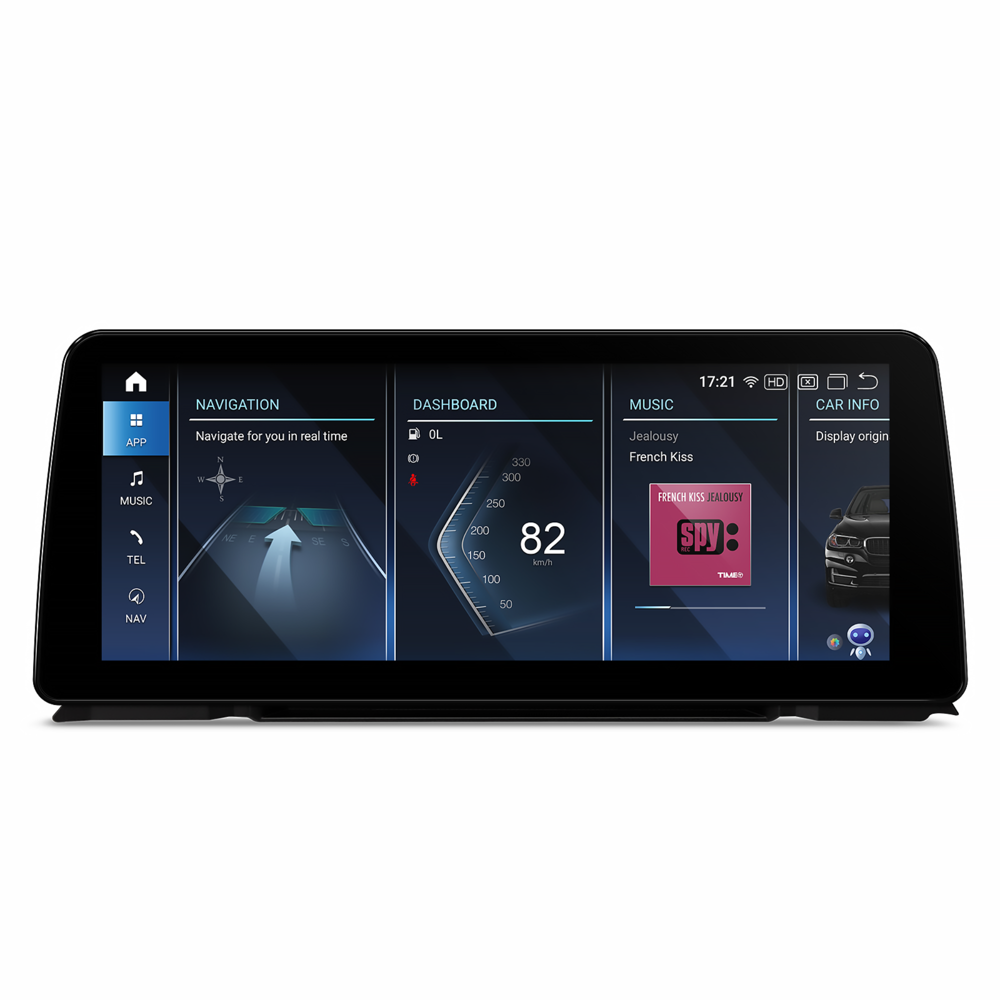 12.3inch Android 12 HD IPS Display for 2013-2017 BMW 3/4 Series F30 F31 F32 F33, NBT iDrive, Wireless Apple CarPlay & Android Auto
