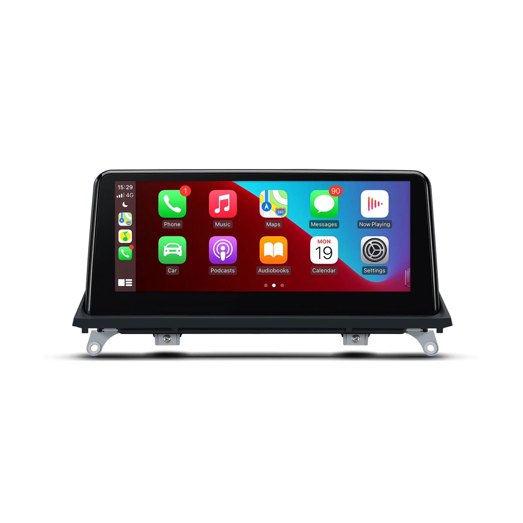 Android 12 - 8GB+128GB - 10.25 Inch HD Display for BMW X5 X6 CIC CCC iDrive , E70 E71, built in Wireless Apple CarPlay & Android Auto