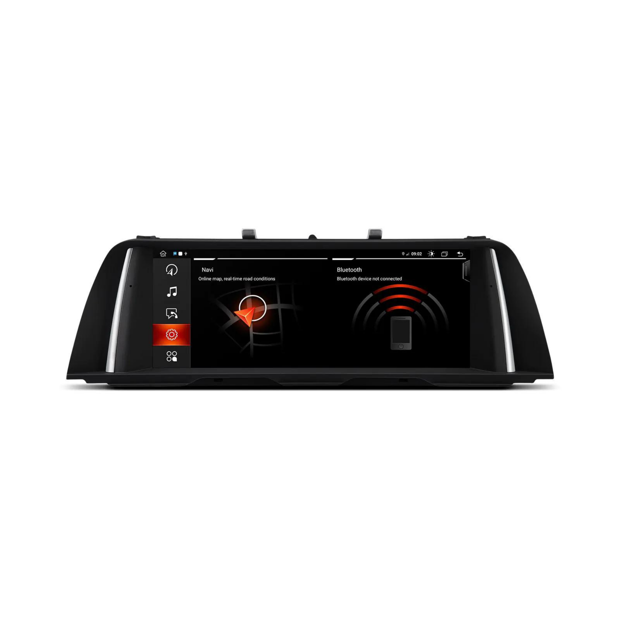 Direct fit for BMW 5 Series (2013-2016 NBT) F10, 10.25 Inch HD Android 12 Touchscreen display with built in Apple CarPlay & Android Auto