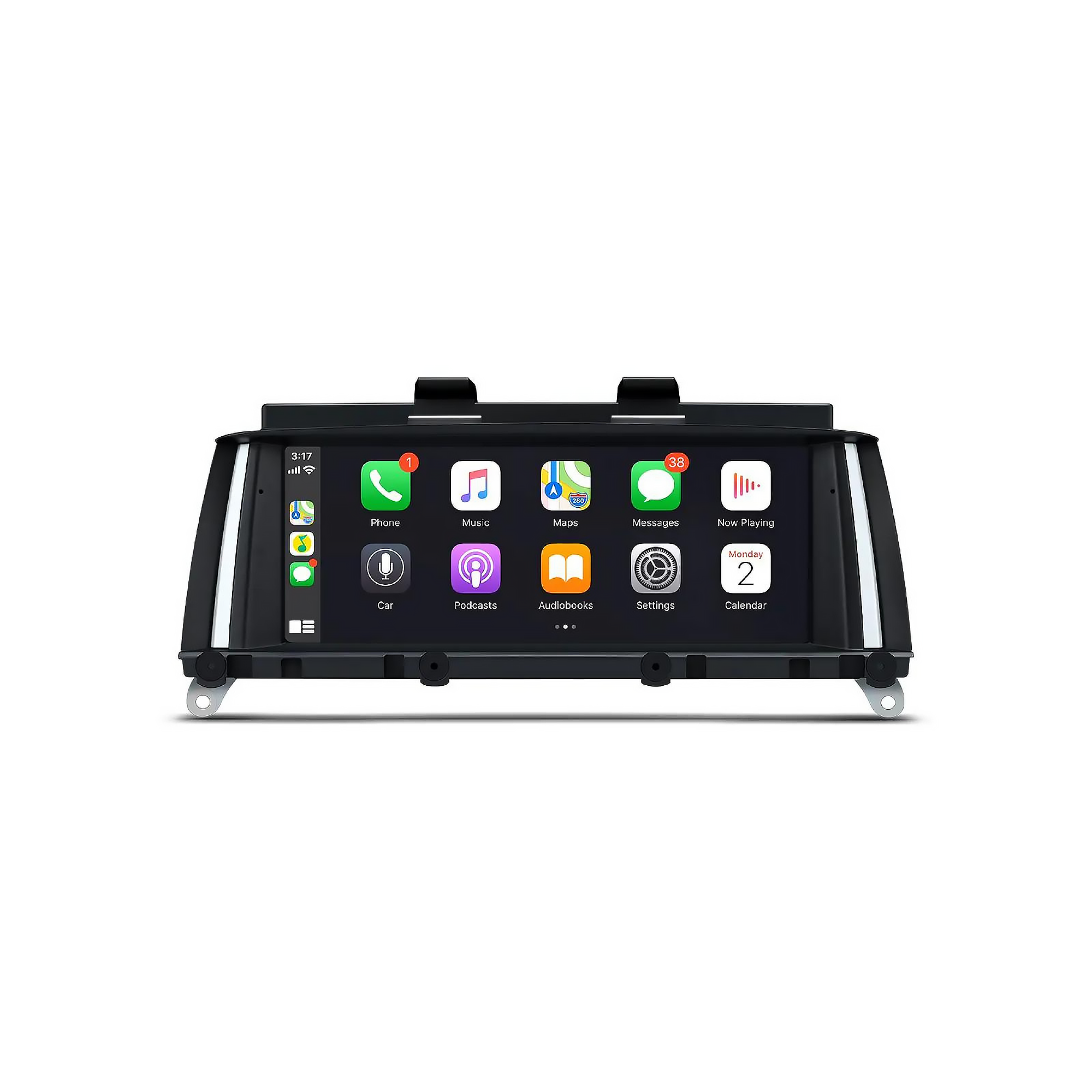 Direct fit for BMW X3 F25 (2010-2012 CIC), 8.8 Inch HD Android 12 Touchscreen display with built in Apple CarPlay & Android Auto