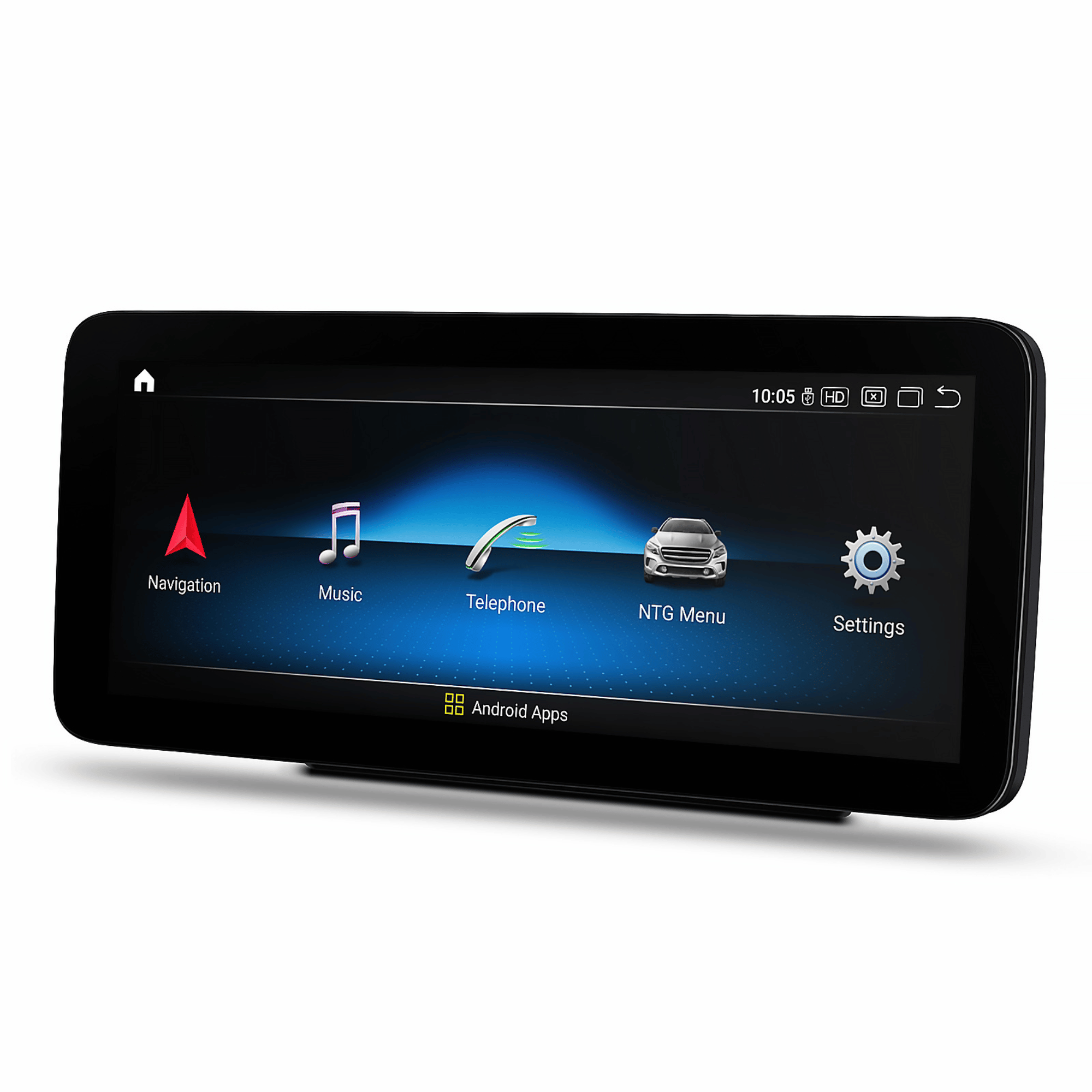 12.3inch Android 12 HD IPS Display for 2015-2018 Mercedes C / GLC / V / X Class NTG 5, Wireless Apple CarPlay & Android Auto